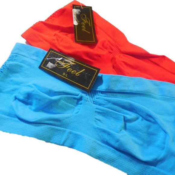 Bundle of 2 Bandeau Band Tube Bra Strapless NEW SMALL - Picture 2 of 3